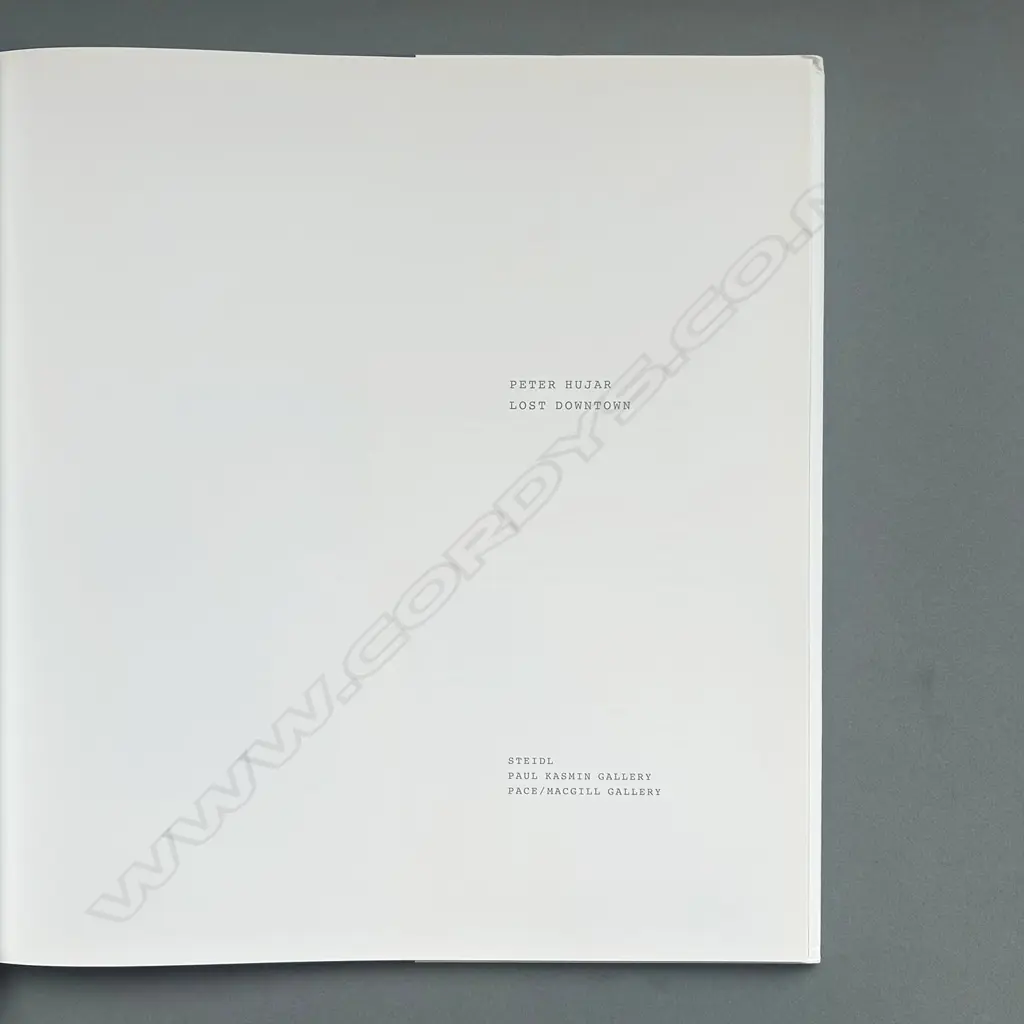 PETER HUJAR: LOST DOWNTOWN Image 1++